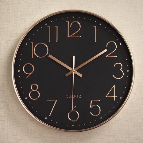 12" Silent Wall Clock - The Sennett Store