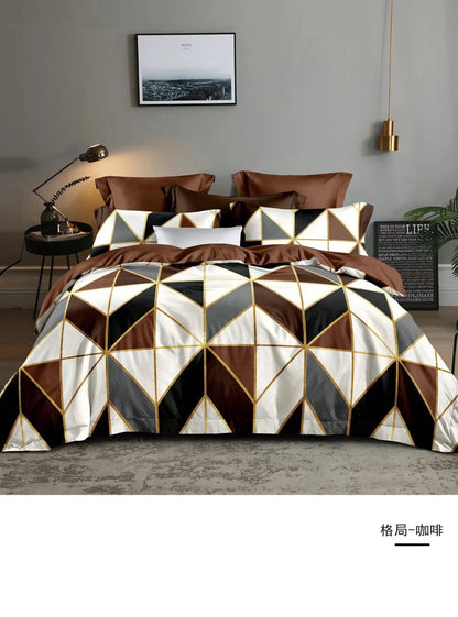 Geometry Comforter Bedding Set