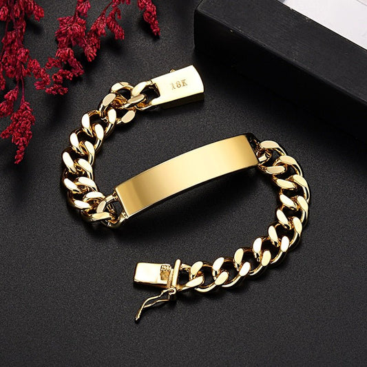 18K Gold Chain Bracelets - The Sennett Store