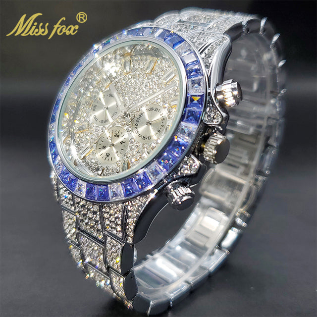 Luxury Gold plated Waterproof Stainless Steel Watch