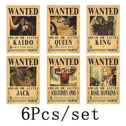 10Pcs/set One Piece Anime Vintage Posters - The Sennett Store