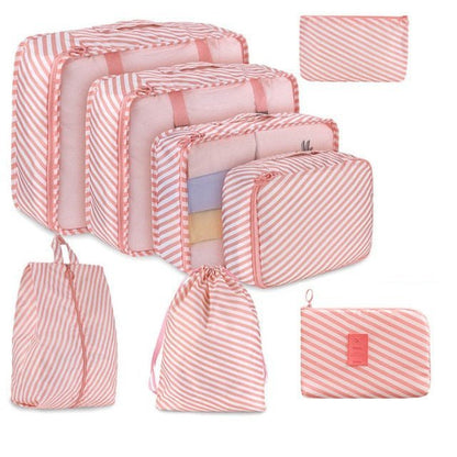 8Pcs/set Large Capacity Travel Organizer - The Sennett Store