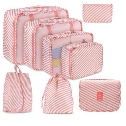 8Pcs/set Large Capacity Travel Organizer - The Sennett Store