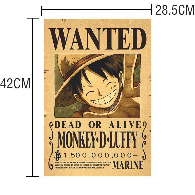 10Pcs/set One Piece Anime Vintage Posters - The Sennett Store