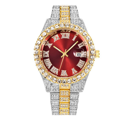 Diamond Roman Wrist Watch
