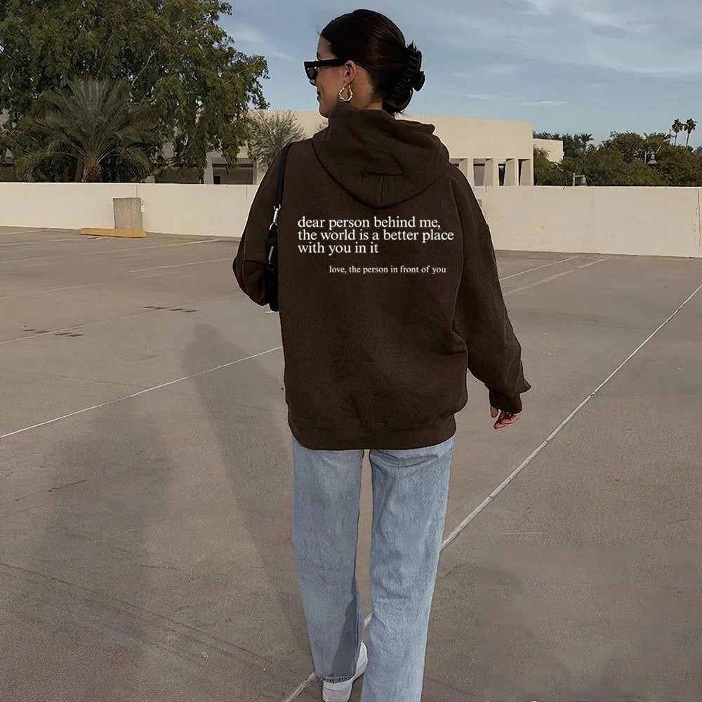 "Dear Person behind Me" Hoodie - The Sennett Store