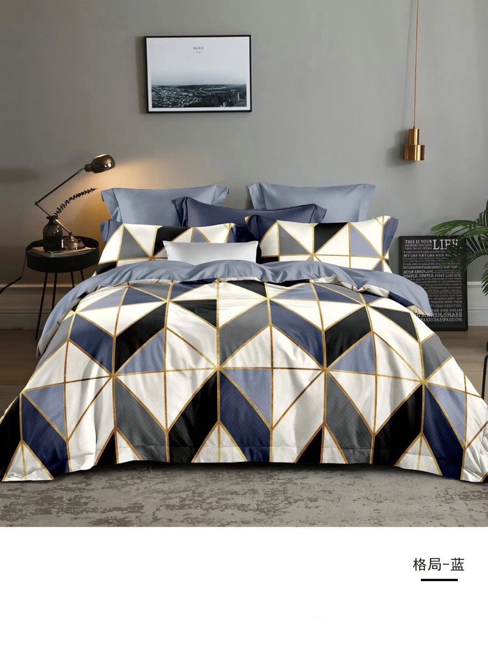 Geometry Comforter Bedding Set