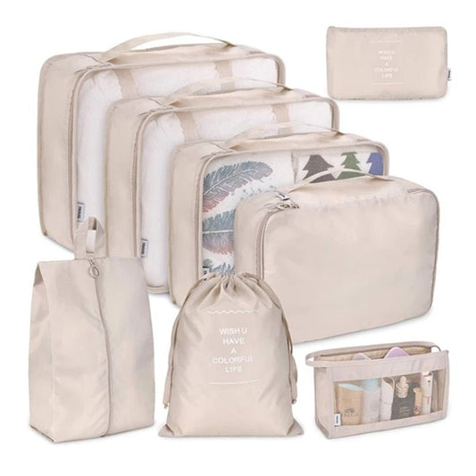 8Pcs/set Large Capacity Travel Organizer - The Sennett Store