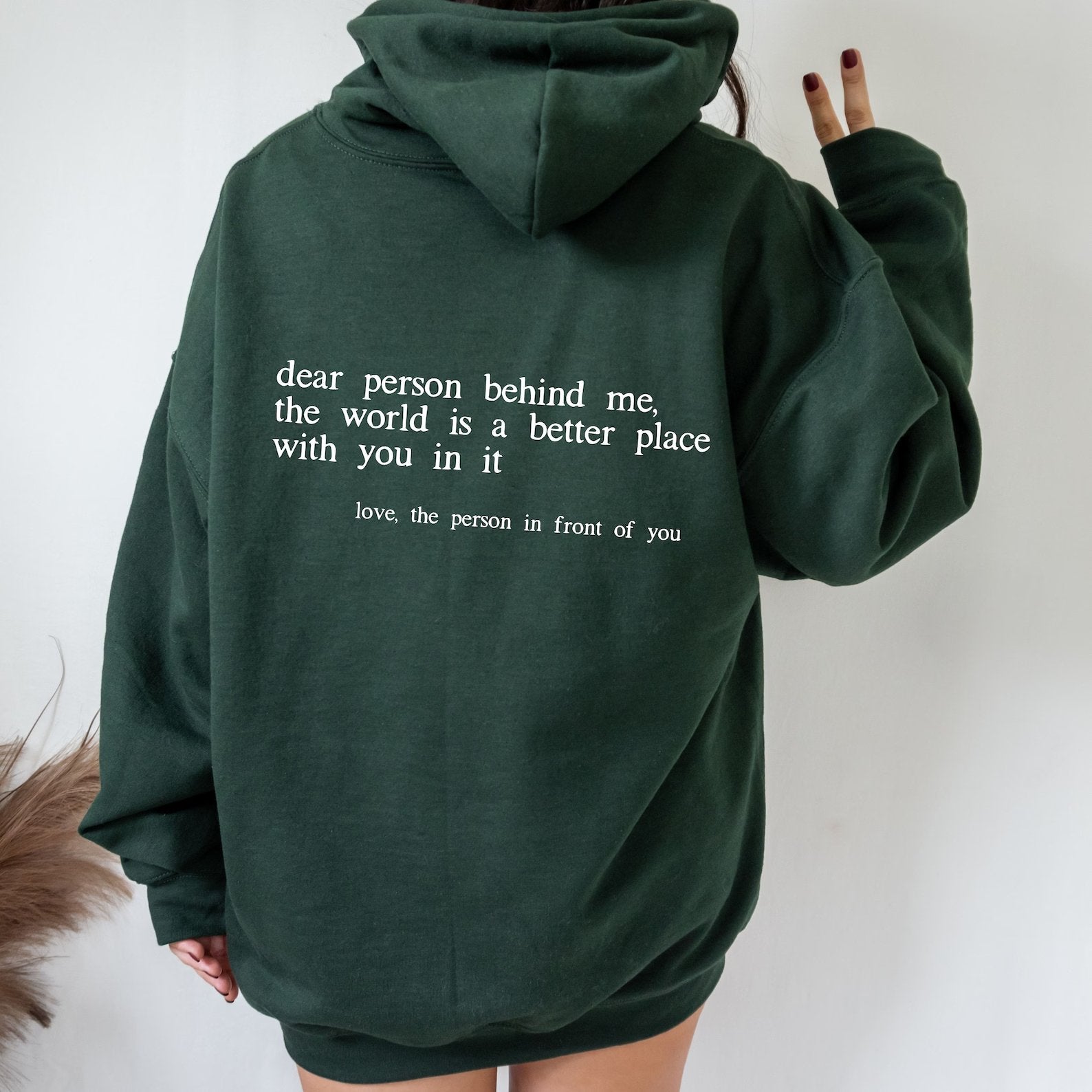 "Dear Person behind Me" Hoodie - The Sennett Store