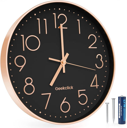 12" Silent Wall Clock - The Sennett Store