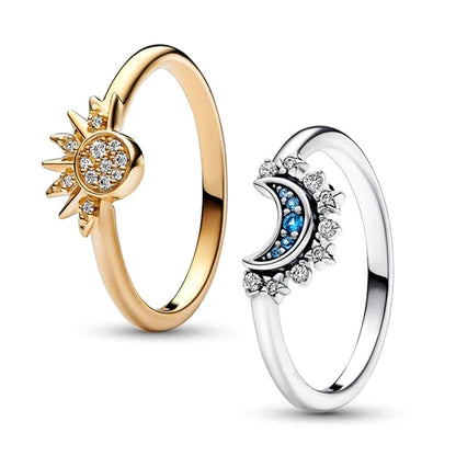 Pandora Moon and Sun Ring