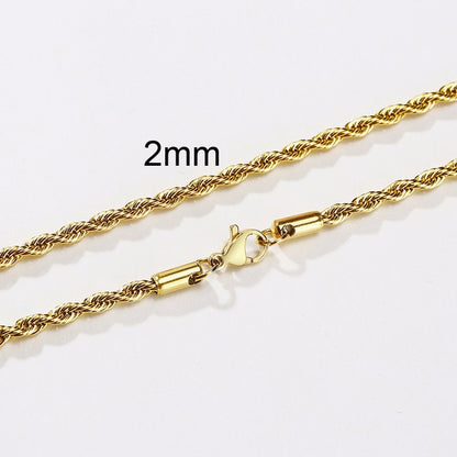 Minimalist Men Ropes Long Necklace