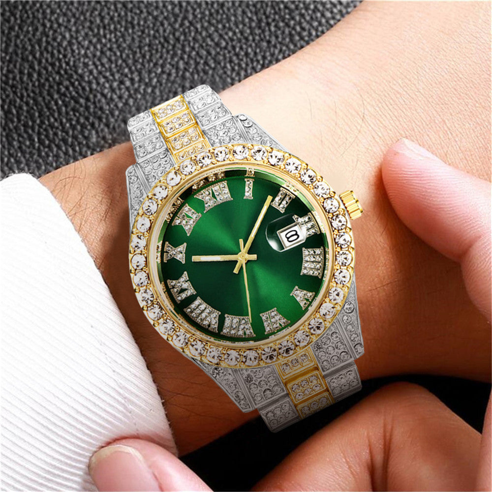 Diamond Roman Wrist Watch