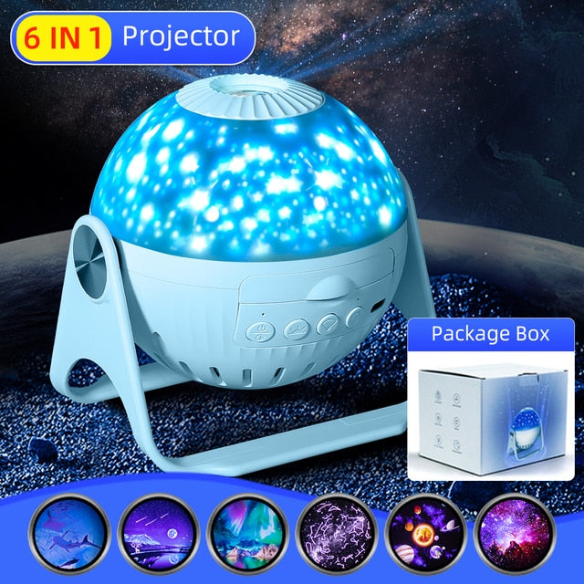 Rotating Magic Diamond Projection Lamp